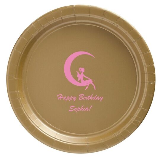 Fairy on the Moon Paper Plates